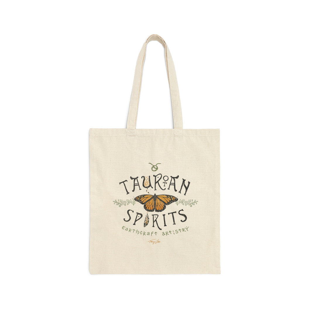 'Taurian Spirits' Cotton Canvas Tote Bag
