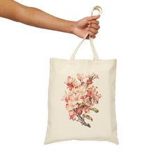 Load image into Gallery viewer, &#39;Cherry Blossom&#39; Cotton Canvas Tote Bag
