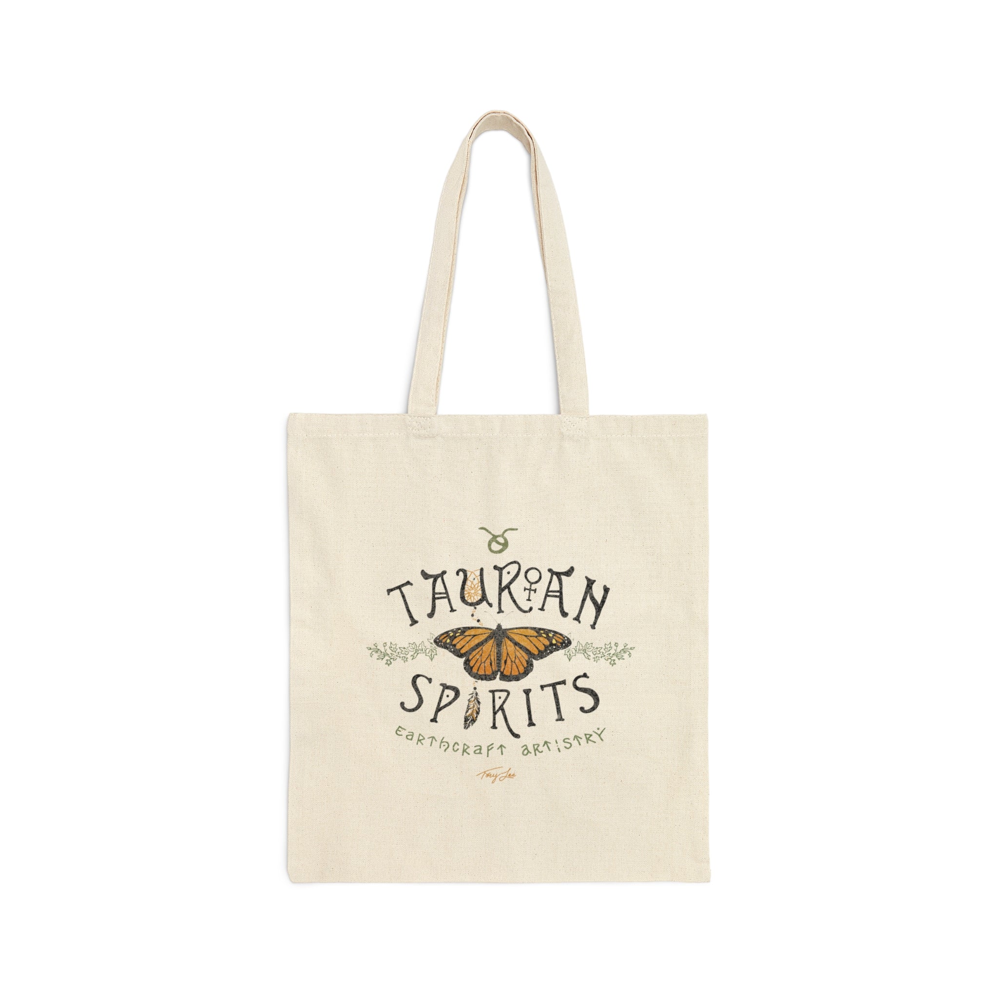 'Ferns' Cotton Canvas Tote Bag