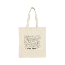 Load image into Gallery viewer, &#39;Flower Essences&#39; Cotton Canvas Tote Bag
