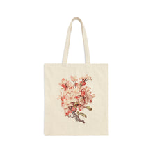 Load image into Gallery viewer, &#39;Cherry Blossom&#39; Cotton Canvas Tote Bag
