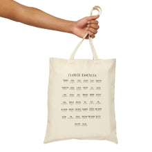 Load image into Gallery viewer, &#39;Flower Essences&#39; Cotton Canvas Tote Bag
