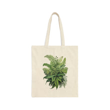 Load image into Gallery viewer, &#39;Ferns&#39; Cotton Canvas Tote Bag
