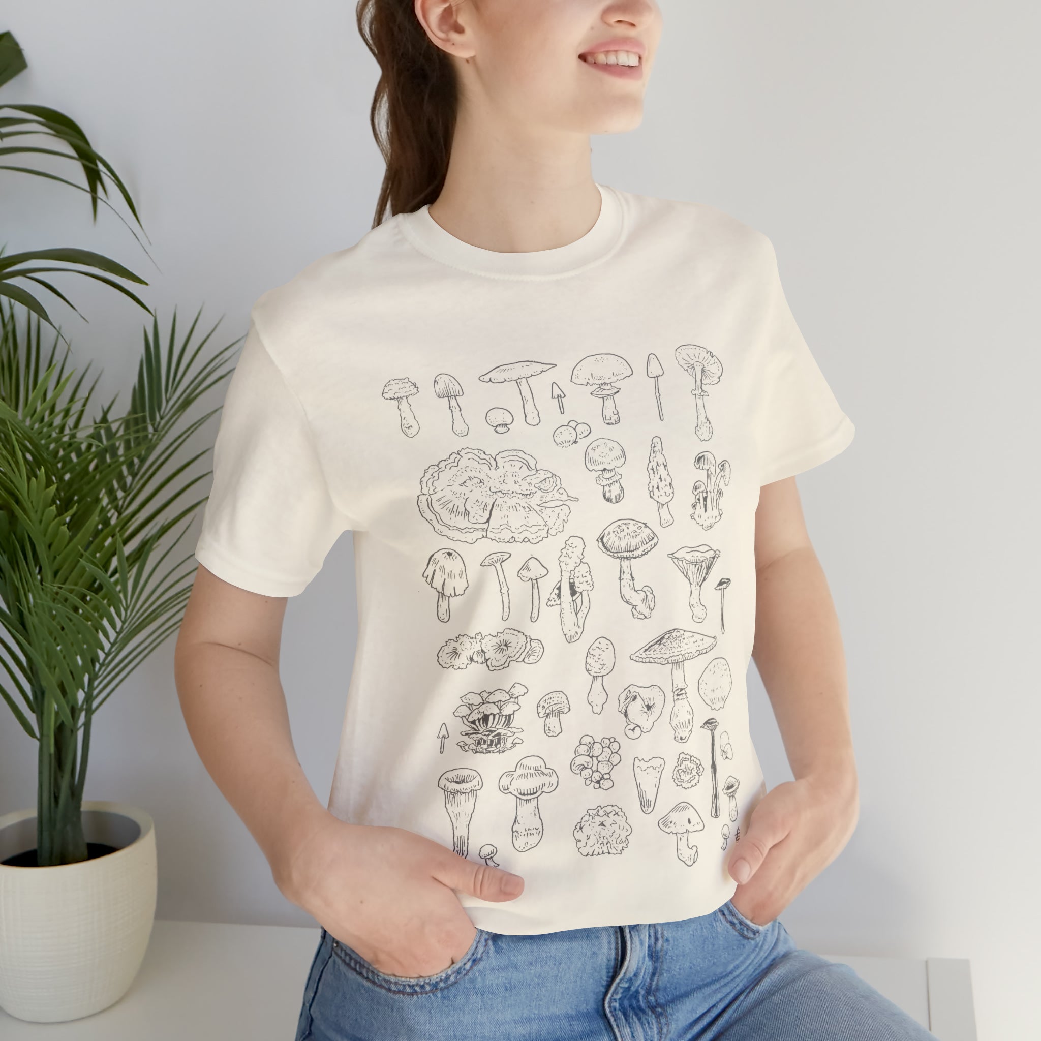 'Mushroom Collection' Unisex Jersey Tee