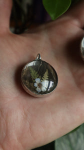 Forget-Me-Nots & Butterfly Wing Necklace